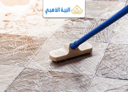 تنظيف البلاط من الدهان باسهل الطرق
